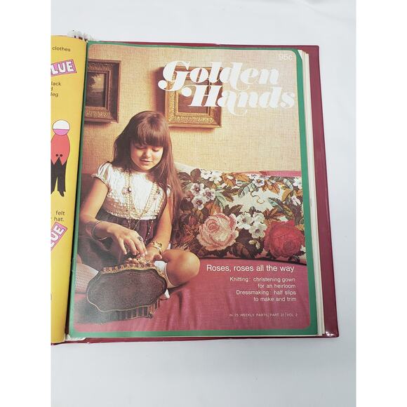Vintage Golden Hands Volume 2 Sewing Crochet Knitting Dressmaking Patchwork Book - Picture 10 of 14